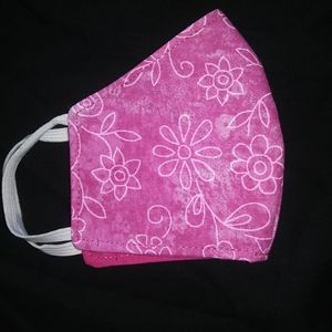 Protective face mask pink kids